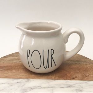 Rae Dunn POUR Creamer Pitcher Large Letter LL